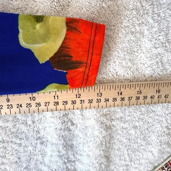 Joseph Ribkoff Floral 3/4 Sleeves Sheath Knee Length Dress with Lace Trim - 6 - Picture 6 of 8